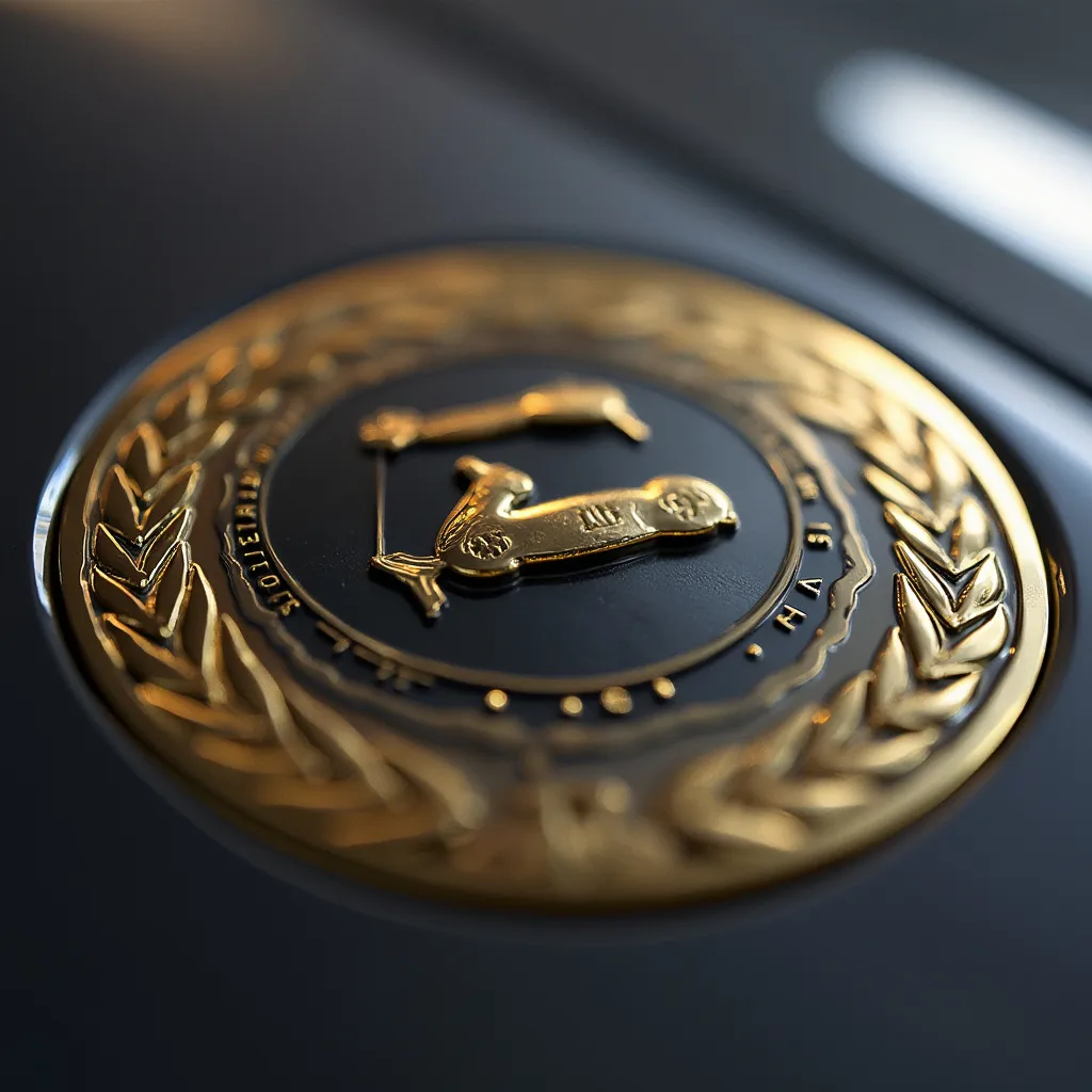Insignia de certificación automotriz